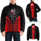 Yamaha Biker Flag Skull Collar Padded Jacket