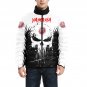 Yamaha Biker Punisher Skull Collar Padded Jacket