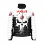 Yamaha Biker Punisher Skull Collar Padded Jacket