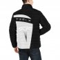 Tesla Grey Silver Collar Padded Jacket