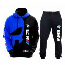 BMW M Series Blue Skull Tracksuit Hoodie And Sweatpants BMW M Series Blue Skull Tracksuit Hoodie And Sweatpants