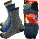 3-12 Pairs Men Heavy Duty Winter Thermal Heated Warm Work Socks Boots Size 10-13