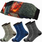 6 Pairs Winter Mens Thermal Heavy Duty Heated Super Warm Socks Boots Size 10-13