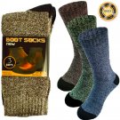 3 Pairs Mens Winter Thermal Cushioned Heavy Duty Cotton Work Boots Socks 9-13