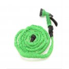 Latex  Expanding Flexible Garden Water Hose with Spray Nozzle 50 FT Green