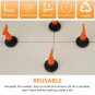 100x Flat Ceramic Floor Wall Construction Tool Reusable Tile Leveling System Kit
