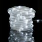 39FT 100LEDS WHITE Solar Rope Tube Fairy Lights LED String Waterproof Outdoor Garden 1 pack
