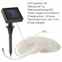 39FT 100LEDS WHITE Solar Rope Tube Fairy Lights LED String Waterproof Outdoor Garden 1 pack