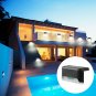 4 Solar LED Bright Deck Lights Outdoor Garden Patio Railing Decks Path Lighting