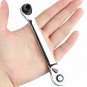 Mini Double Head Fast Ratchet Wrench Bit Socket Wrench Screwdriver Tool 130mm