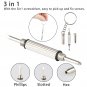 1000pcs Tiny Screws Nut + Screwdriver Watch Eyeglass Glasses Repair Tool Set Kit