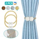 6 pcs Strong Magnetic Ball Curtain Tieback Tie Backs Buckle Clips Holdbacks Gold