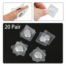 20 Pairs Invisible Hidden Sew Magnetic Snap Magnet Fastener for Handbag Clothing