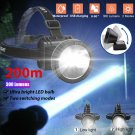 Super Bright LED Headlamp Rechargeable Headlight Torch 5000 Lumens for Hunting
