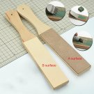 Wooden Dual Sided Leather Blade Strop Tool Supply Razor Sharpener Polishing