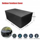 Waterproof Outdoor Patio Furniture Cover Rectangular Garden Rattan Table Cover