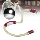 Flexible LED Neck Light Book Reading Lamp Night Flashlight Camping Light 4 Mode Pink