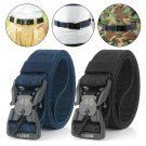 1.5 inch Black Tactical Belt Military Nylon Webbing Belt with Magnetic Quick-Release Buckle