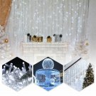 10ft x 10ft 300 LED Curtain Net Light Xmas Party Wedding Decor Outdoor White