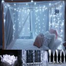 100 LED 10m Fairy Curtain String Lights Wedding Party Room Decor Perfect Holiday WHITE 2 pack