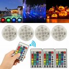 Submersible LED Bulb Underwater Light Fountain Swimming Pool Lamp Remote Control 1 pcs