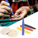 4PCs Precision Oiler Oil Pen Needle Pin with Oil Cup Watch Clock Repair Tool