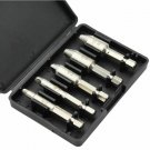 5PC Screw Remover Extractor Hex Shank Bolt Removal Broken Stripping Damage Screw