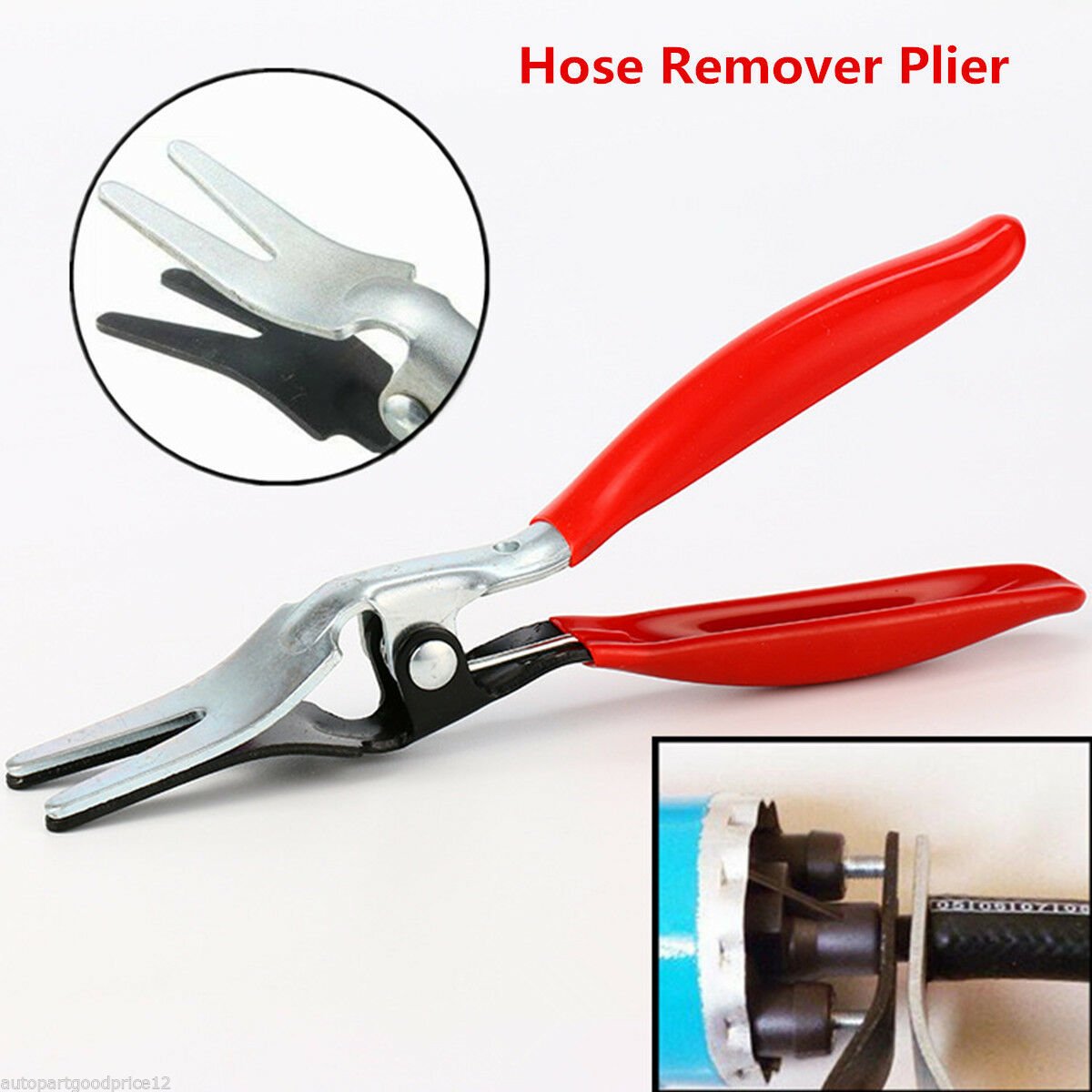 Angled Auto Fuel Vacuum Line Tube Hose Remover Separator Pliers Pipe Tool