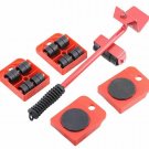 Furniture Lifter Slides Move Roller Tools Max 330LBS 360 Rotation Pad 5 pcs Set