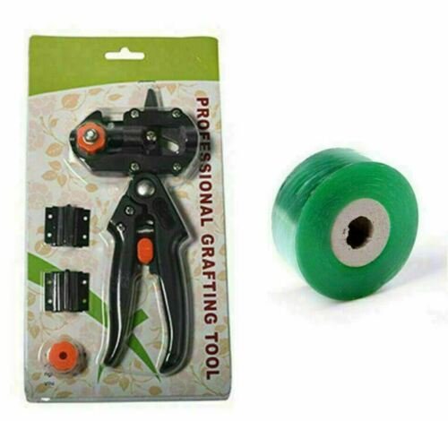 Grafting Pruning Pruner Shears Cutting Tool Kit simple case with 2cm Film Tape