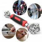 48 in 1 Universal 360 Degree Rotating Head Rubber Handle Socket Spanner Wrench