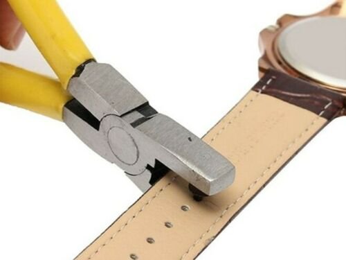 Watch Hole Punch Plier Eyelet Leather Hand Repair Tools Band Strap Link Belt