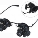 20X Magnifying Magnifier Glasses Magnifaction Jeweler Watch Repair LED Light