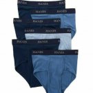 12-Pack of Hanes Men’s Cotton Tagless Briefs with Comfort Flex Waistband-Black / Gray XL(40-42")