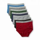 12-Pack of Hanes Men’s Cotton Tagless Briefs with Comfort Flex Waistband-Multi Color M(32-34")