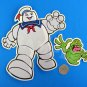Ghostbusters Vinyl Stickers Set - Slimer & Stay Puft Marshmallow Man Die Cut Premium Decals