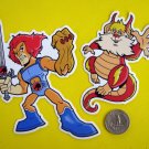Lion-O & Snarf Thundercats Vinyl Stickers - Die Cut Decal for Laptop, Skateboard, Vehicle, and more!
