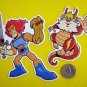 Lion-O & Snarf Thundercats Vinyl Stickers - Die Cut Decal for Laptop, Skateboard, Vehicle, and more!