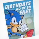 Sonic the Hedgehog Birthday Card - 5" x 7" Premium Video Game Funny Greeting Card