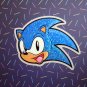 Sonic The Hedgehog Glitter Sticker 4" Sparkle Head Decal for Laptop, Skateboard, Vehicle