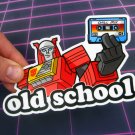 Blaster "Old School" Sticker 5.5" Transformers Die Cut Decal for Laptop, Skateboard, Car