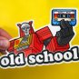 Blaster "Old School" Sticker 5.5" Transformers Die Cut Decal for Laptop, Skateboard, Car