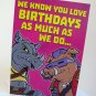 Bebop & Rocksteady TMNT Birthday Card - Ninja Turtles 5 x 7" Funny Humor Greeting Card