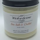 Sea Salt and Orchid Soy Wax Candle 16oz