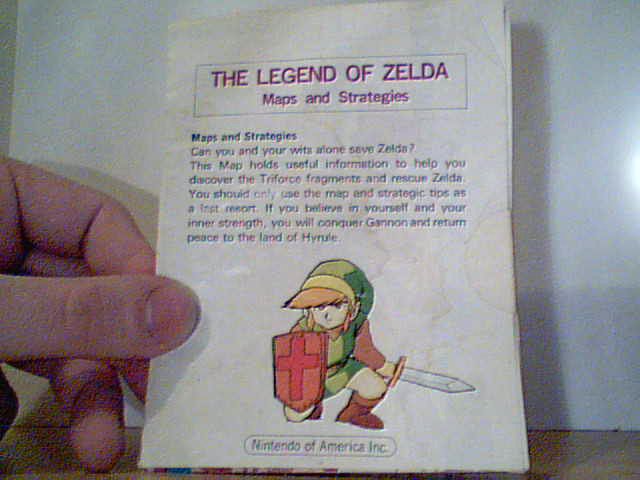 The Legend Of Zelda Maps And Strategies Fold Out