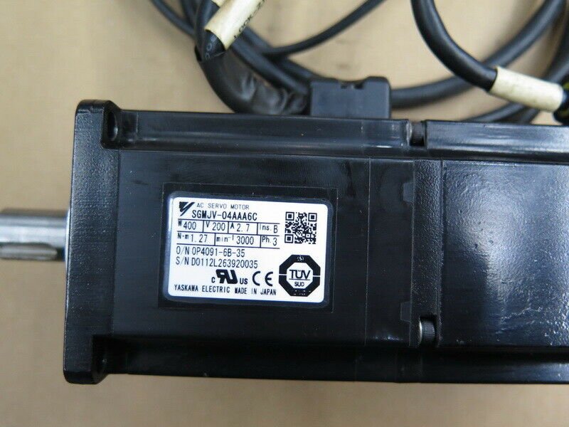 YASKAWA SERVO MOTOR SGMJV-04AAA6C SGMJV04AAA6C Refurbished  