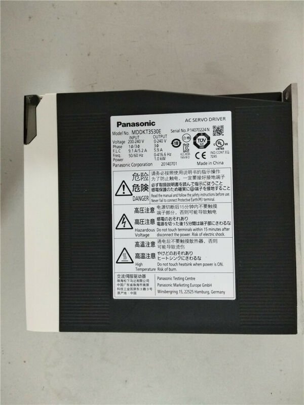 Panasonic servo  driver MDDKT3530E?refurbished  