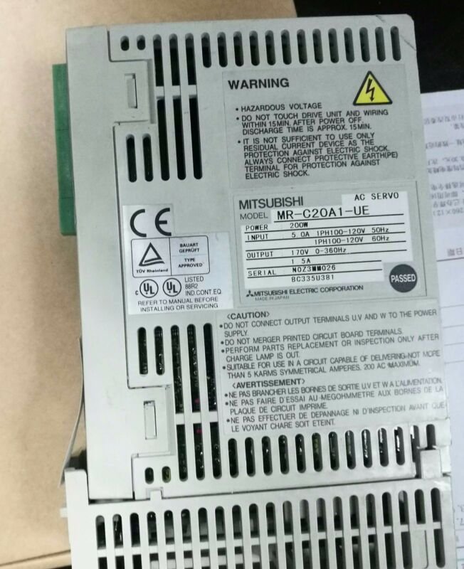 Mitsubishi servo  driver  MR-C20A1-UE? MRC20A1UE? Refurbished  