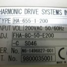 HARMONIC servo  driver HA-655-1-200 HA6551200 Refurbished  