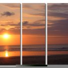 5 PIECES ABSTRACT OIL PAINTING ON CANVAS 12"X32"X5 PIECES